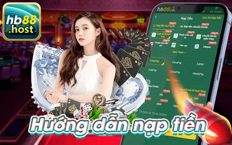 Hướng dẫn nạp tiền HB88 siêu dễ